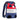 Blue Red White Striped Pet Carrier
